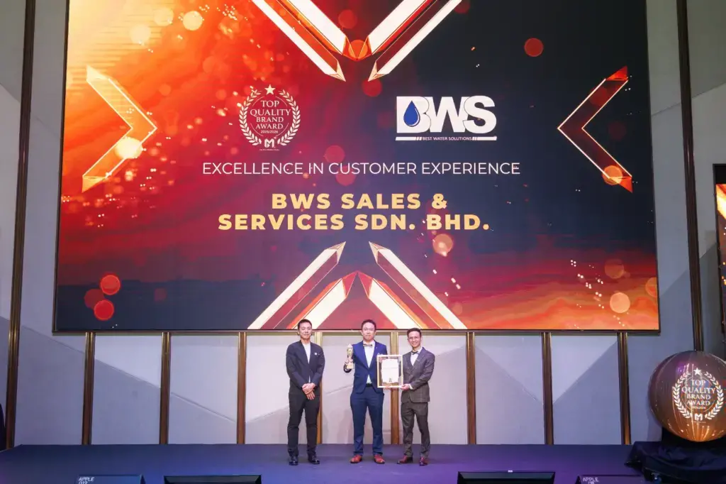 BWS Sales & Services Sdn. Bhd. - Top Quality Brand Awards 2025/2026 - Loy Seng Hoong (Managing Director) receives award - Winner's Image
